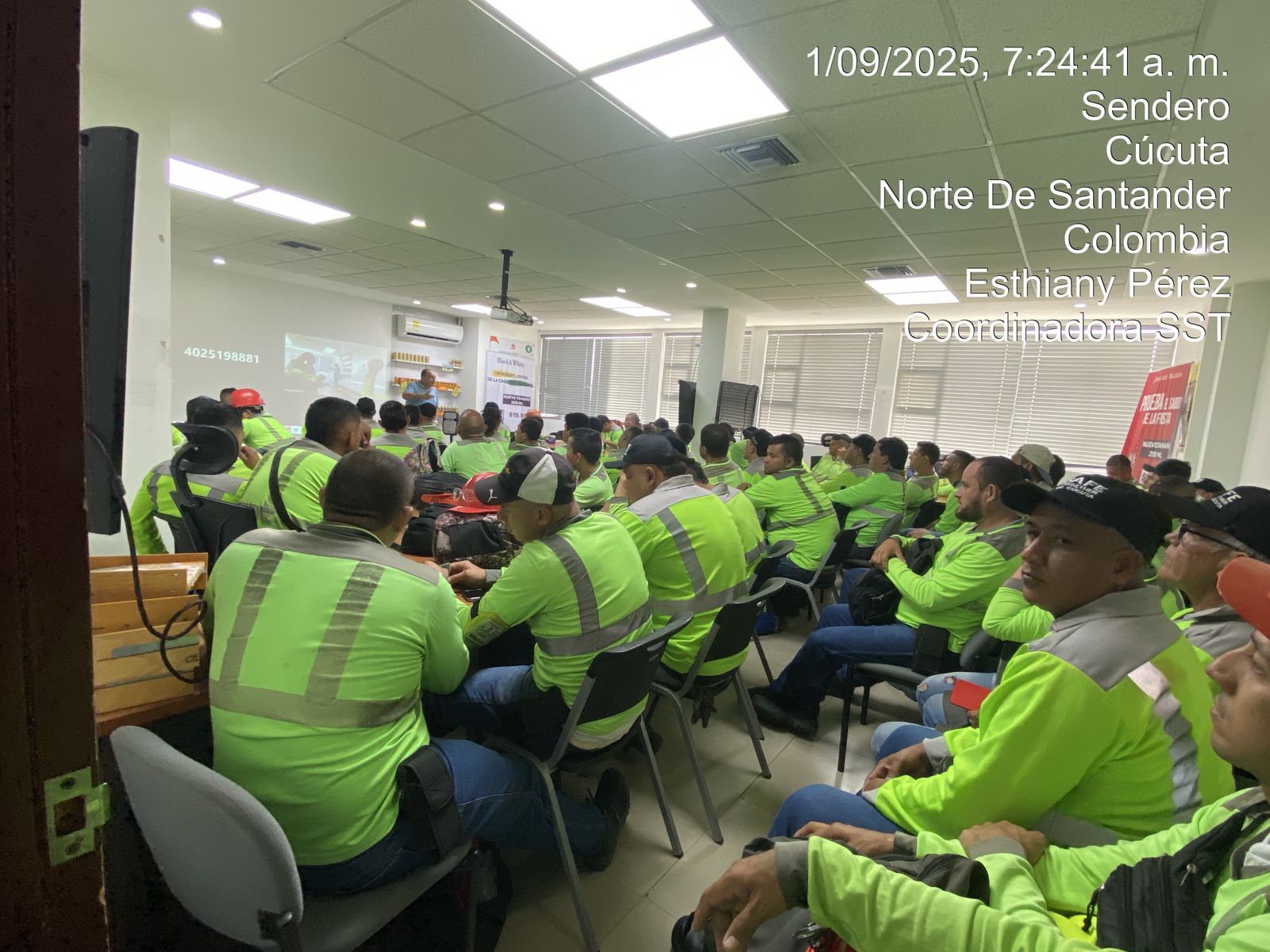 Evidencia de capacitación